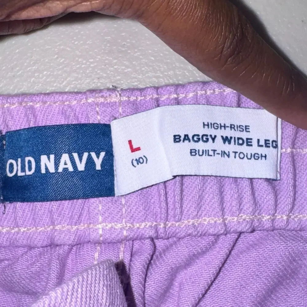 Old Navy Denim Jeans Girl 10 Hi Rise Baggy Everyday Casual Playwear School Basic